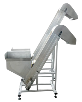 Steilfoerderer mit Sondertrichter