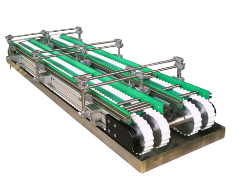 Zahnriemenband für Wellenzuführung