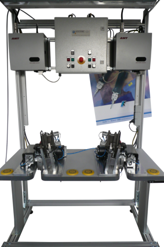 Montagevorrichtung für Bremsschlauchmontage